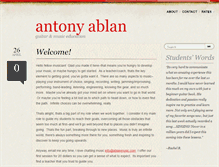 Tablet Screenshot of ablanmusic.com